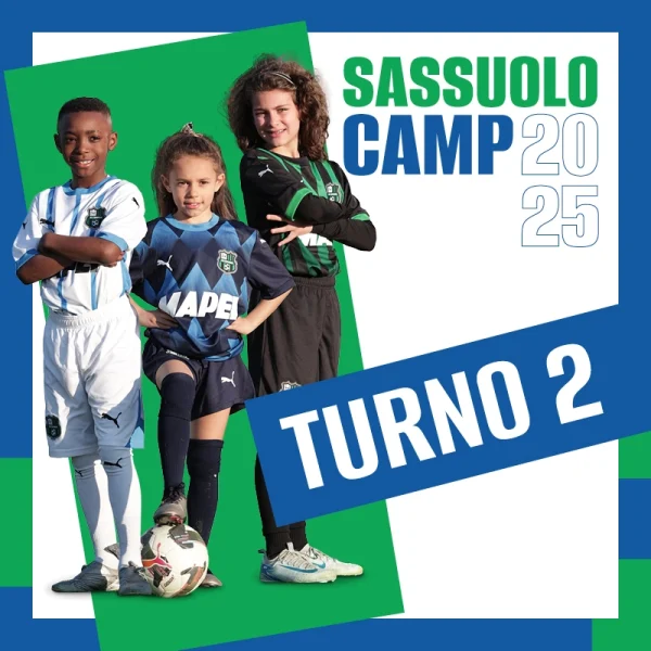 Sassuolo Camp 2025 – Bundle Turno 2 + Turno 3